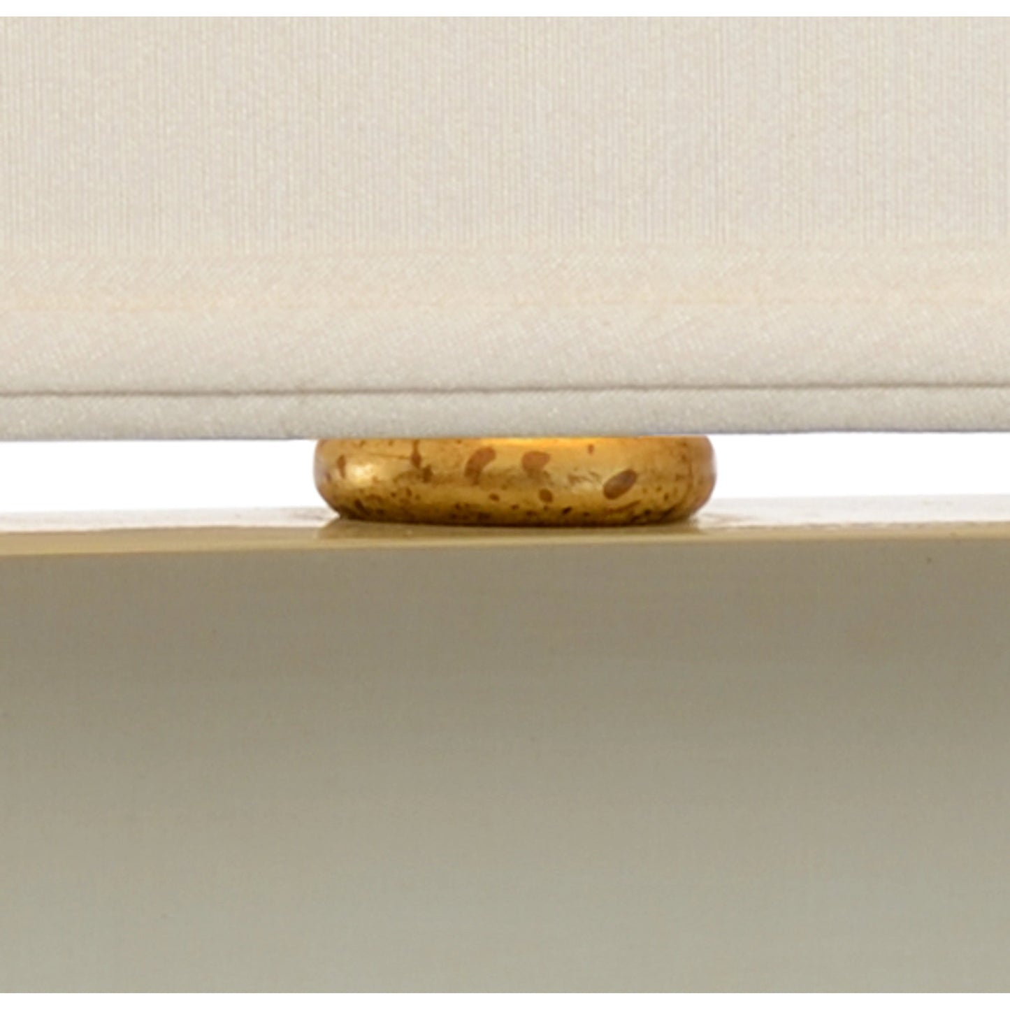 004 SR-383827 | Closeup | Satterfield Lamp by Chelsea House in warm gray, gold leaf, antique gold. Made from wood, metal in a transitional style.