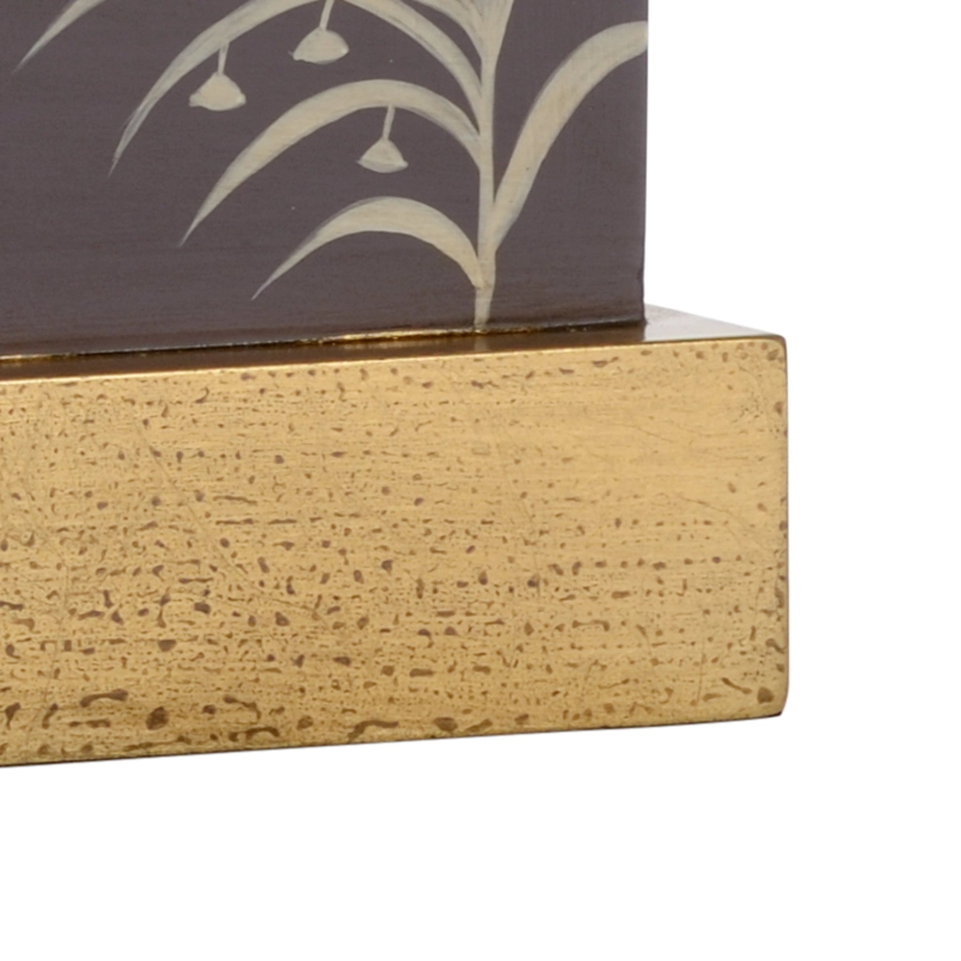 Chinoiserie Panel Lamp by Chelsea House in plum, cream, antique gold. Made from wood, metal in a eclectic & global style.