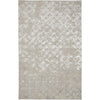 Beige, Silver / 1'8" x 2'10"