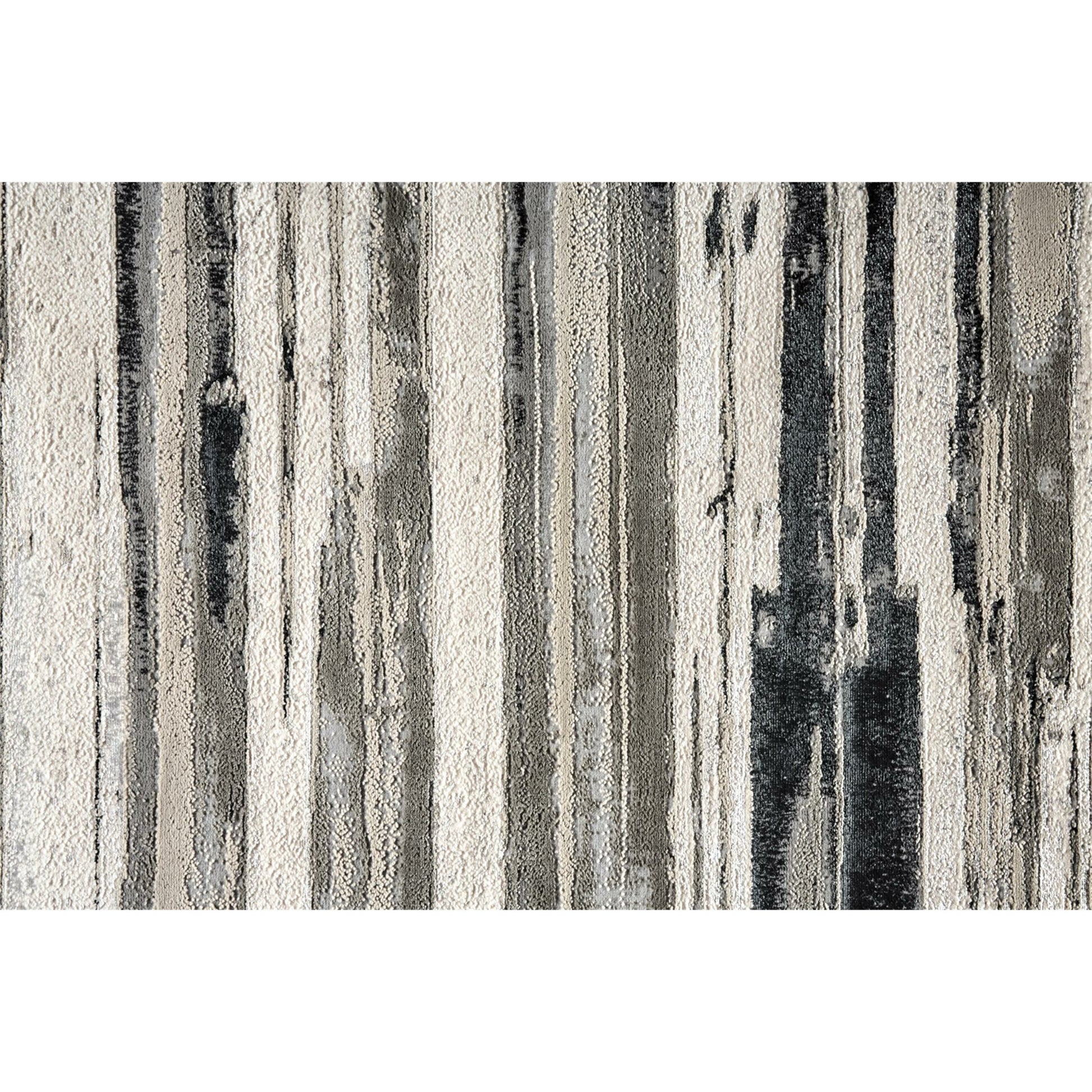 Micah Rug - 3049F by Feizy in silver, gray, black. Made from polyester, polypropylene in a unique style.