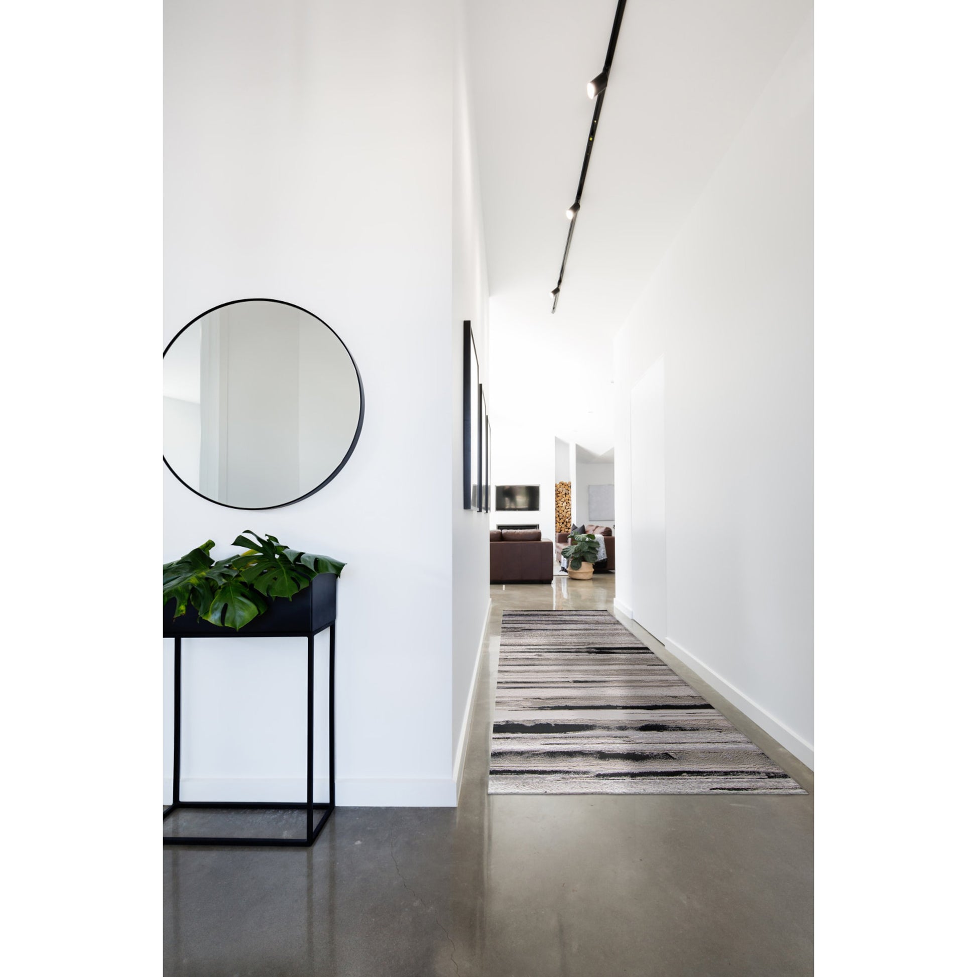 Micah Rug - 3049F by Feizy in silver, gray, black. Made from polyester, polypropylene in a unique style.