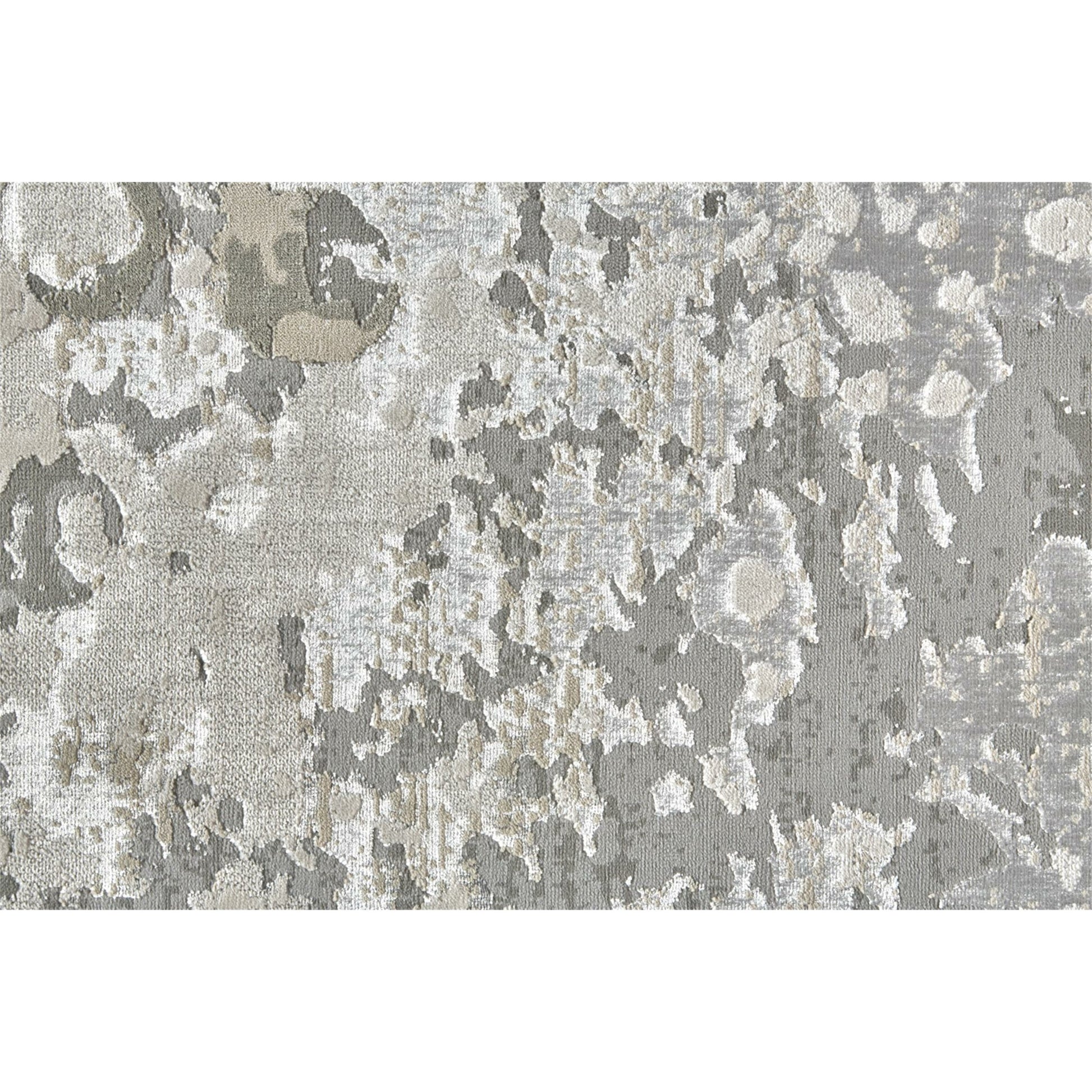Micah Rug - 3336F by Feizy in silver, gray, white. Made from polyester, polypropylene in a unique style.
