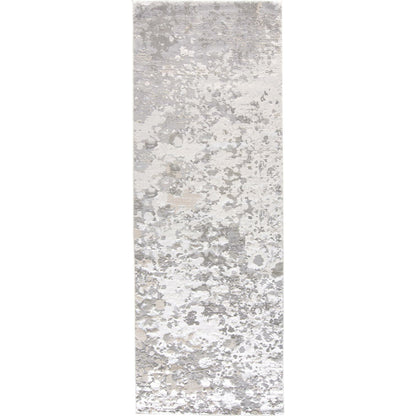 Micah Rug - 3336F by Feizy in silver, gray, white. Made from polyester, polypropylene in a unique style.