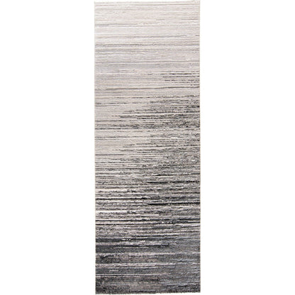 Micah Rug - 3337F by Feizy in black, gray. Made from polyester, polypropylene in a unique style.