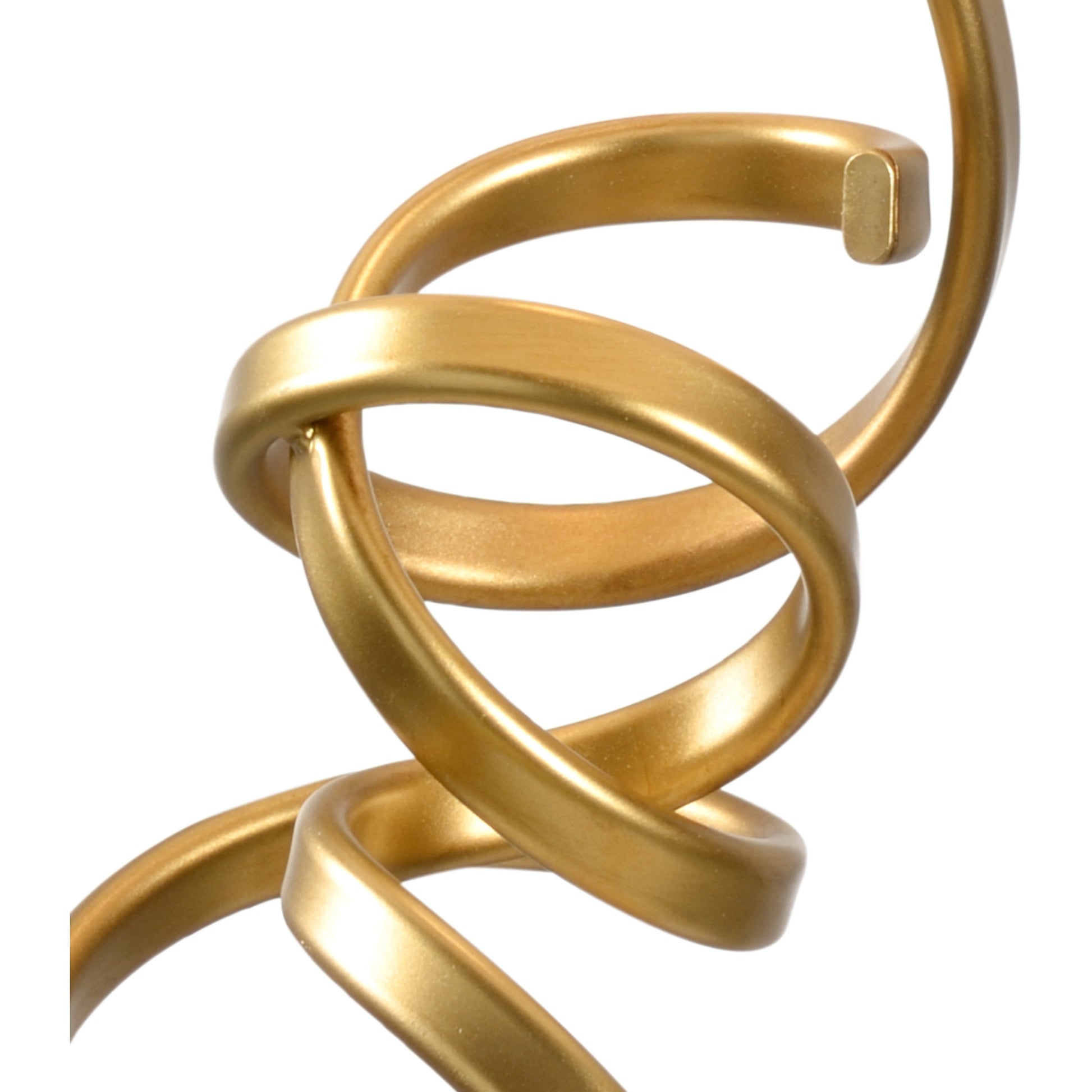 Swirl Gold Lamp by Chelsea House in antique gold, clear. Made from iron, acrylic in a transitional style.