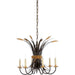 Wheat Chandelier by Chelsea House. Made from iron in a traditional style.