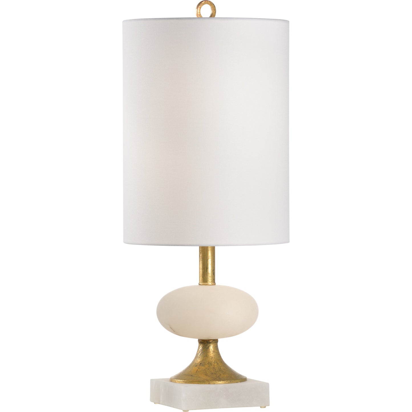 001 SR-382251 | Primary Silo | Charlotte Buffet Lamp by Chelsea House in natural white, antique gold leaf. Made from alabaster, iron in a modern style.
