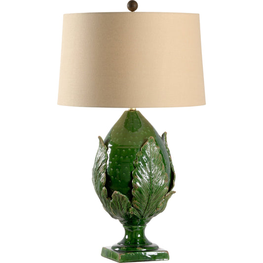 Artichoke Lamp by Chelsea House. Made from ceramic in a cottage & farmhouse style.