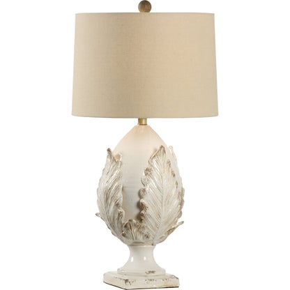 Artichoke Lamp by Chelsea House. Made from ceramic in a cottage & farmhouse style.