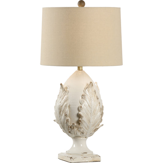 Artichoke Lamp by Chelsea House. Made from ceramic in a cottage & farmhouse style.
