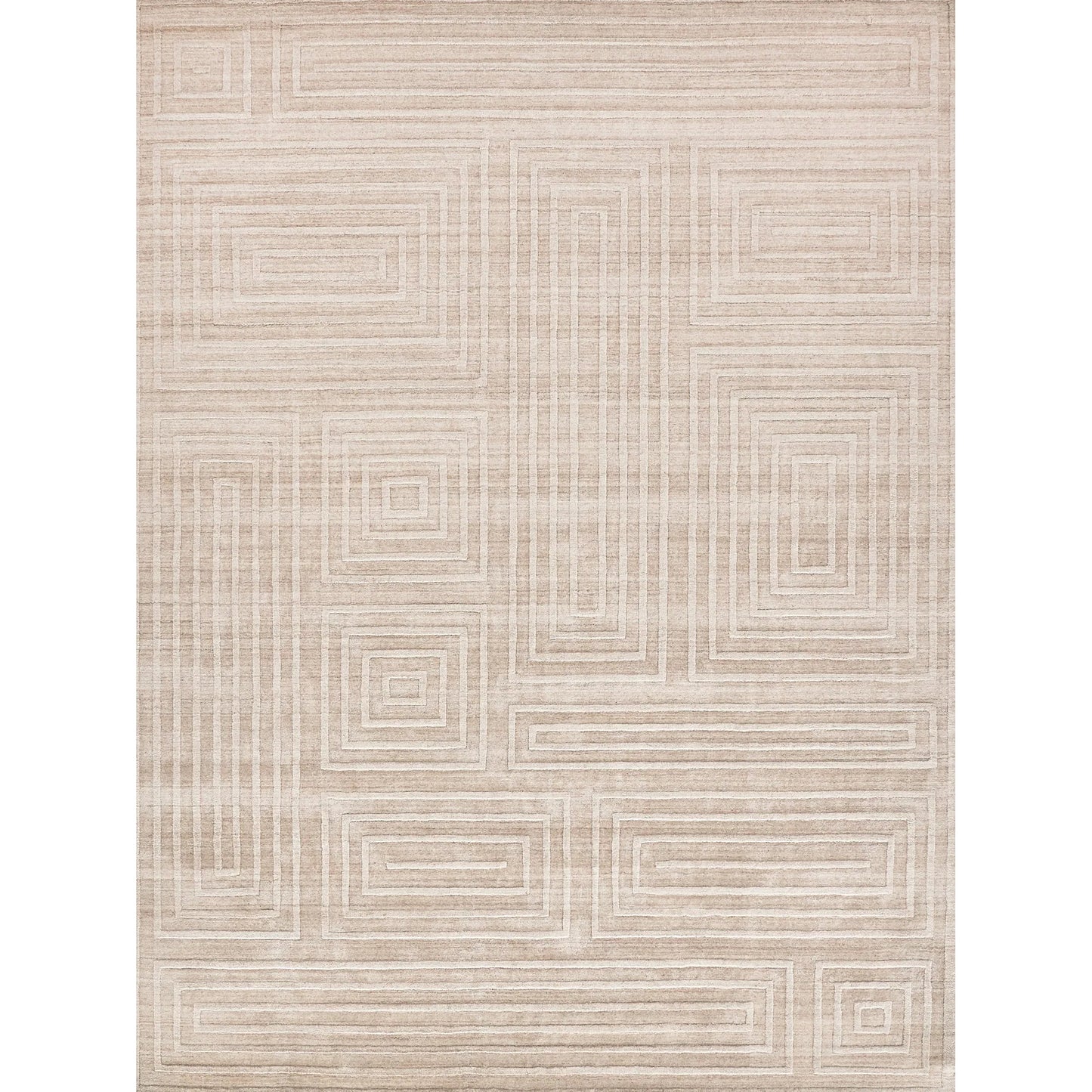 001 SI-2385378,SI-2385379,SI-2385380,SI-2385381,SI-2385382,SI-2385383 | Primary Silo | Lotus Geometric Rug by Exquisite Rugs. Made from wool, bamboo silk in a unique style.