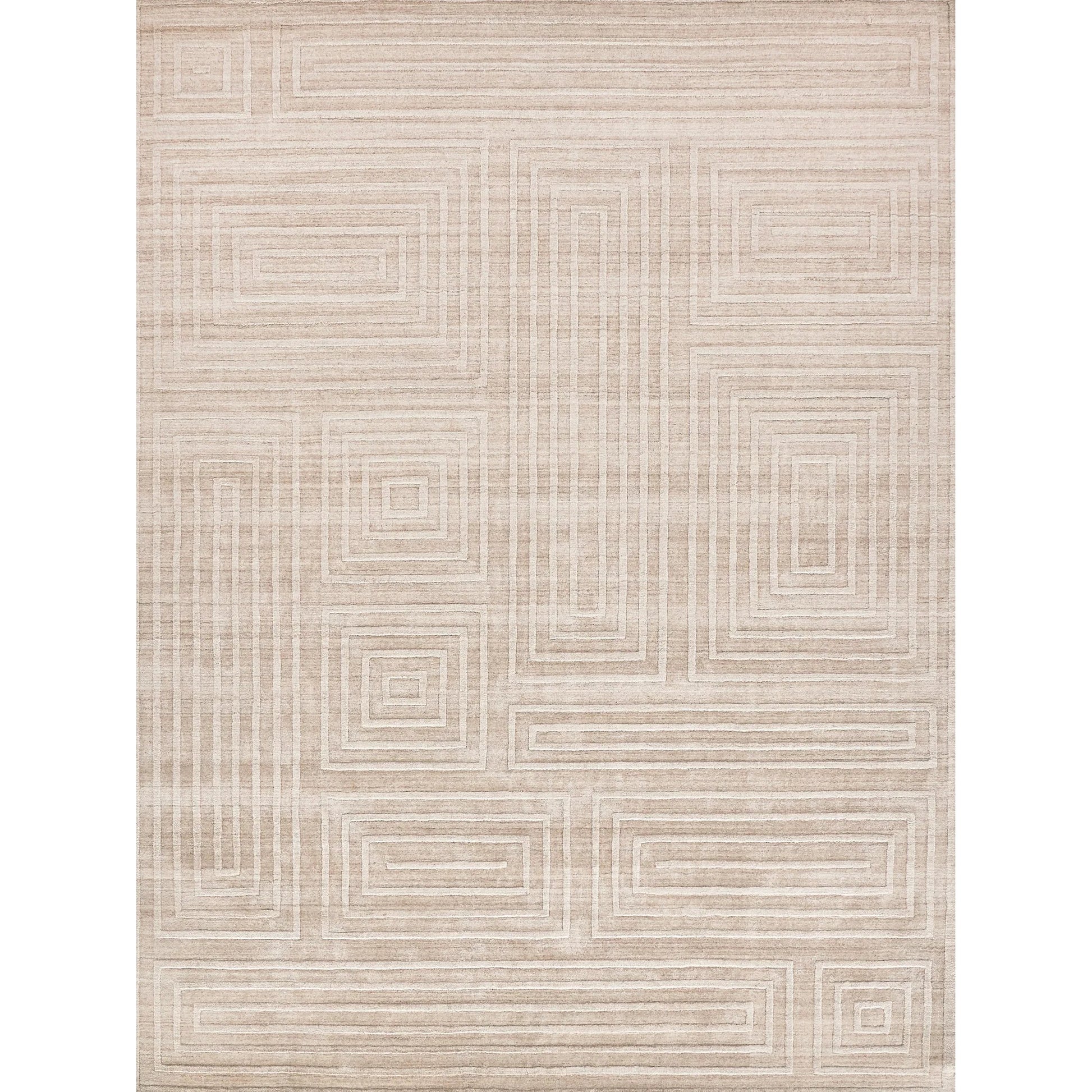 Lotus Geometric Rug by Exquisite Rugs. Made from wool, bamboo silk in a unique style.