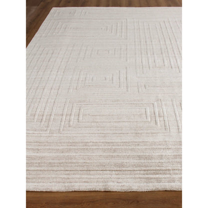Lotus Geometric Rug by Exquisite Rugs. Made from wool, bamboo silk in a unique style.