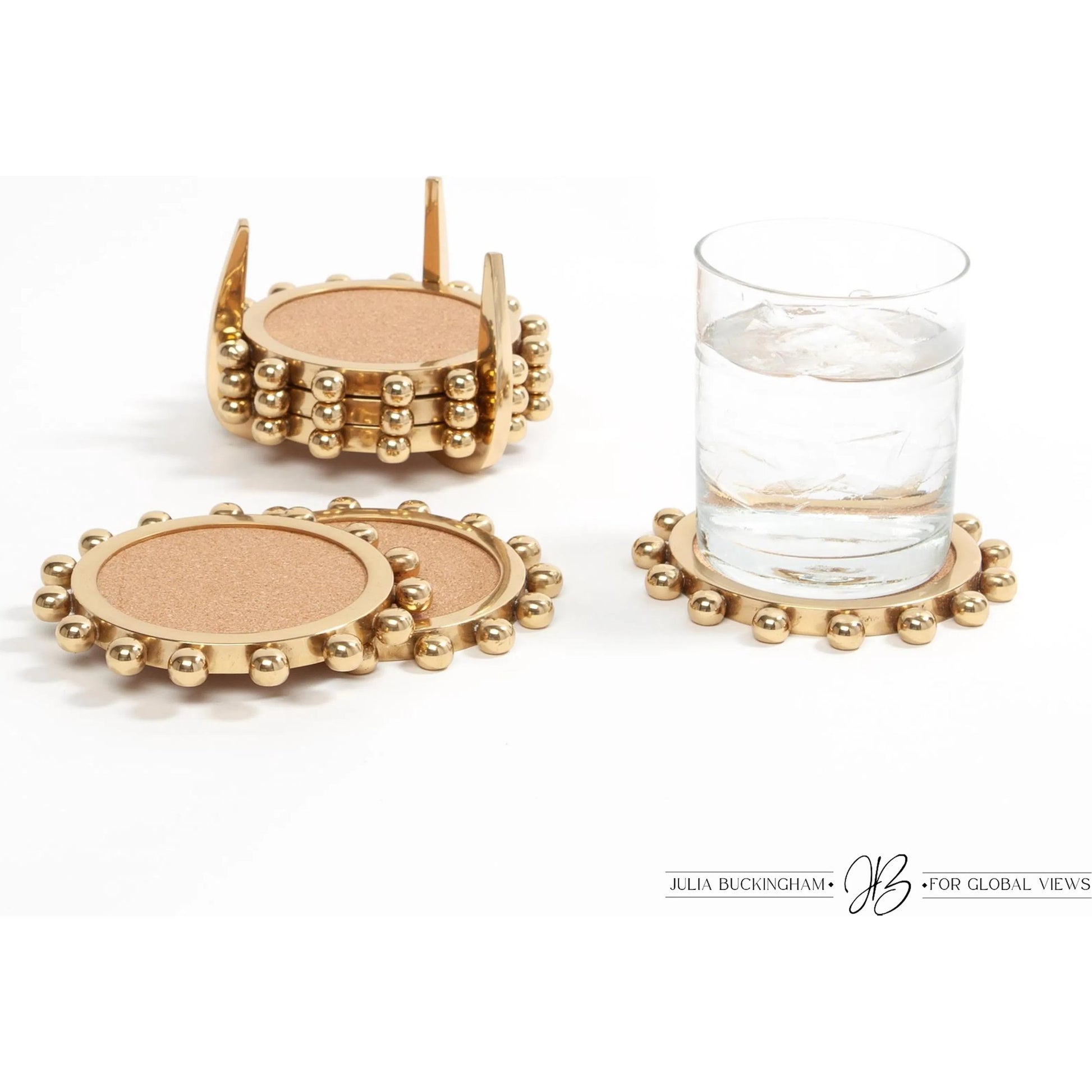 Starburst Crown Coasters by Global Views. Made from unique in a modern style.