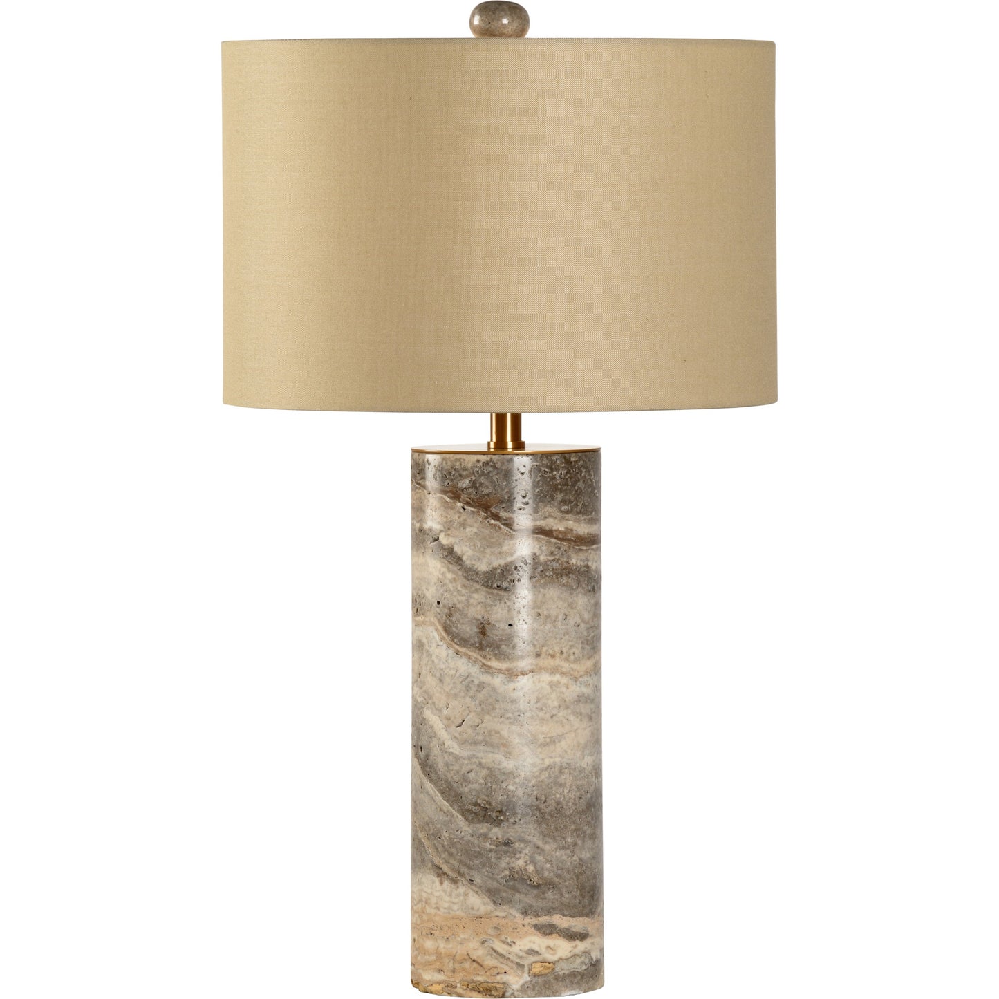001 SR-382853 | Additional Silo | Marble Column Lamp by Chelsea House in natural gray. Made from marble in a eclectic & global style.