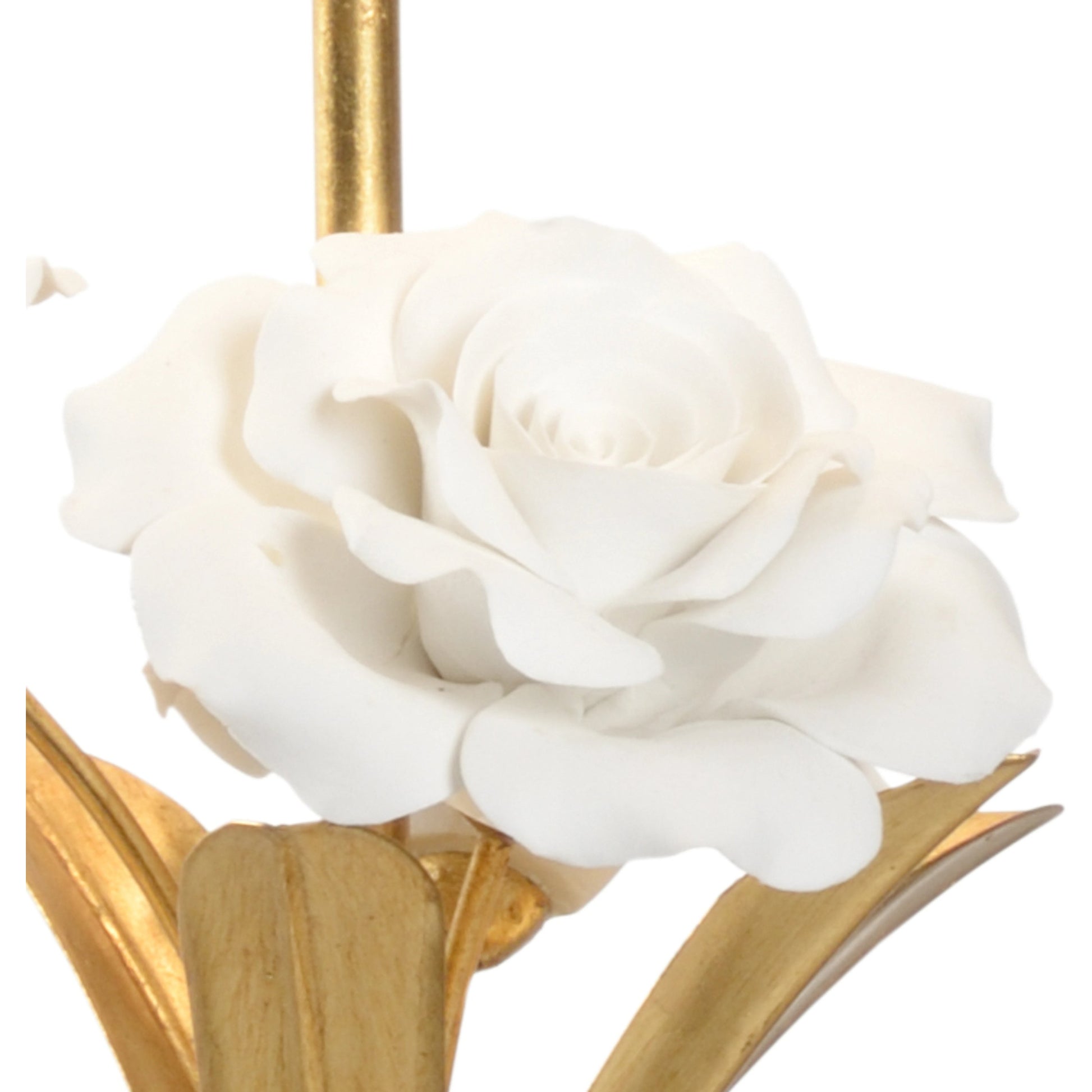 Rose Lamp by Chelsea House. Made from iron, porcelain in a transitional style.
