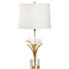 Antique Gold Leaf, Matte White Glaze, Clear