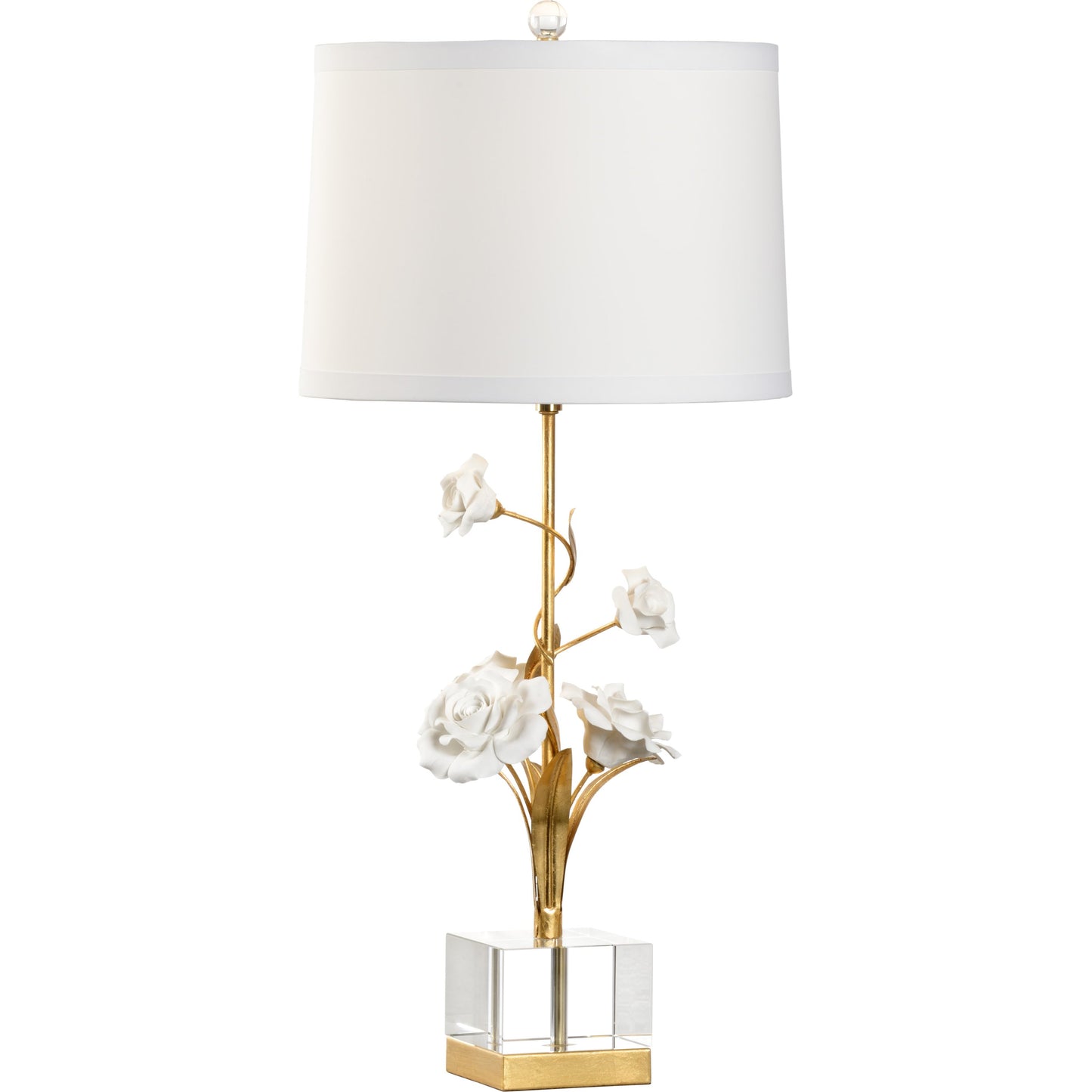 001 SR-383766 | Primary Silo | Rose Lamp by Chelsea House. Made from iron, porcelain in a transitional style.