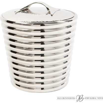 Beauty Ice Bucket by Global Views. Made from brass, stainless steel in a transitional style.