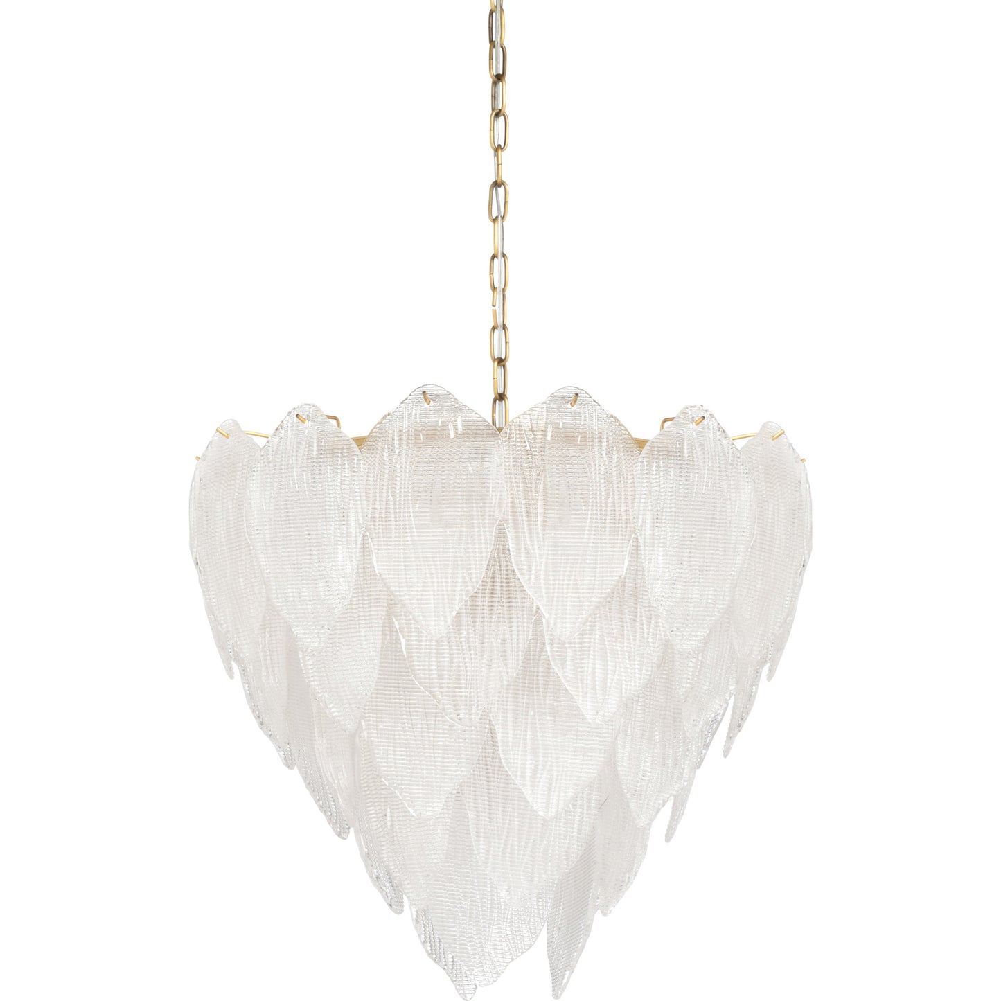 001 SR-383921 | Primary Silo | Soho Chandelier by Chelsea House in antique brass, frosted. Made from iron, glass in a coastal style.