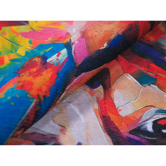 Frida 6965 Rug by Exquisite Rugs in red, multi. Made from polyester in a unique style.