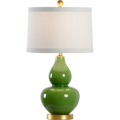 Gourd Lamp by Chelsea House. Made from ceramic in a transitional style.