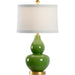 Gourd Lamp by Chelsea House. Made from ceramic in a transitional style.