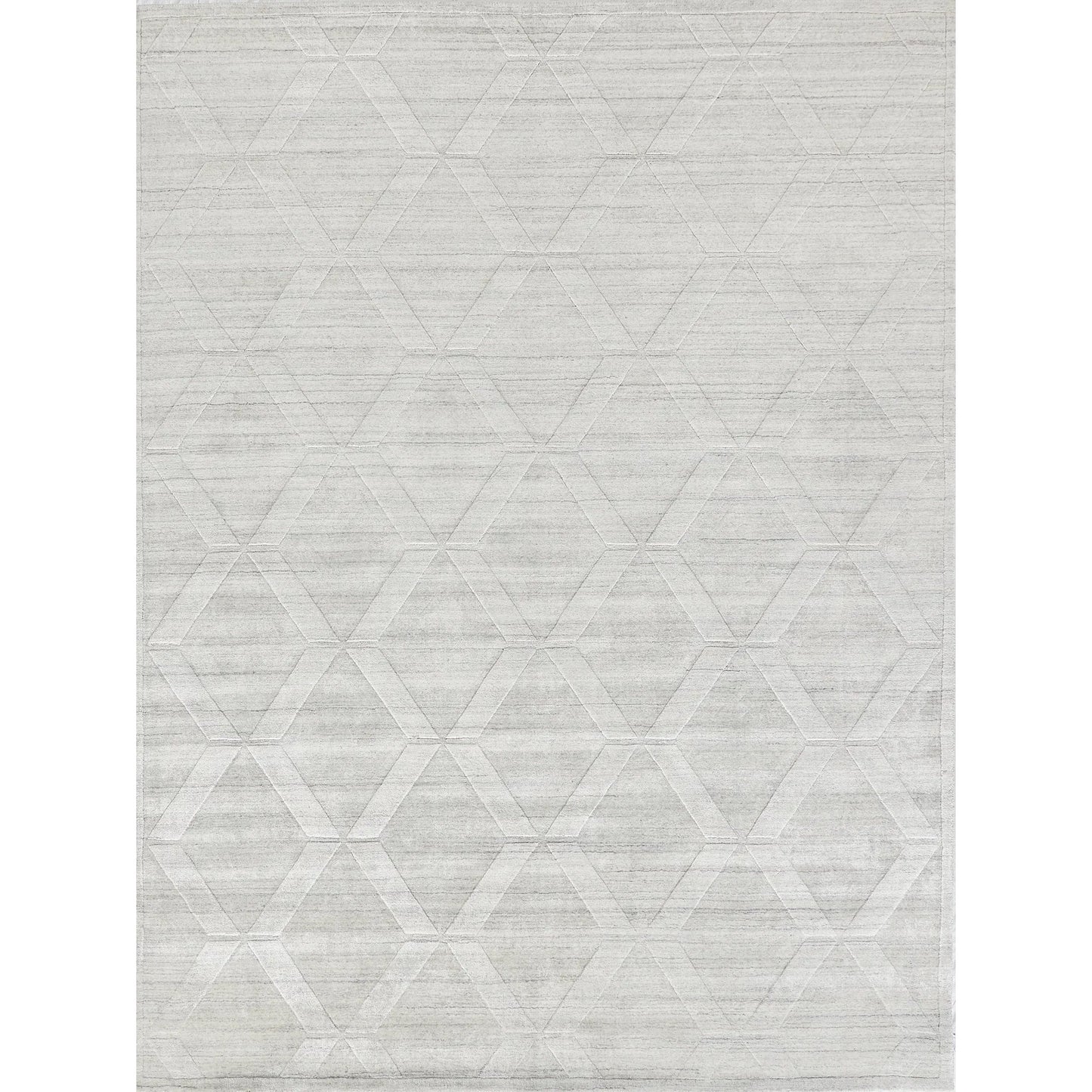 001 SI-2385396,SI-2385397,SI-2385398,SI-2385399,SI-2385400,SI-2385401 | Primary Silo | Lotus Pattern Rug by Exquisite Rugs in ivory. Made from wool, bamboo silk in a unique style.