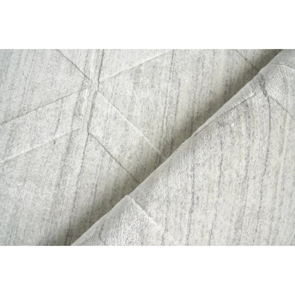 Lotus Pattern Rug by Exquisite Rugs in ivory. Made from wool, bamboo silk in a unique style.