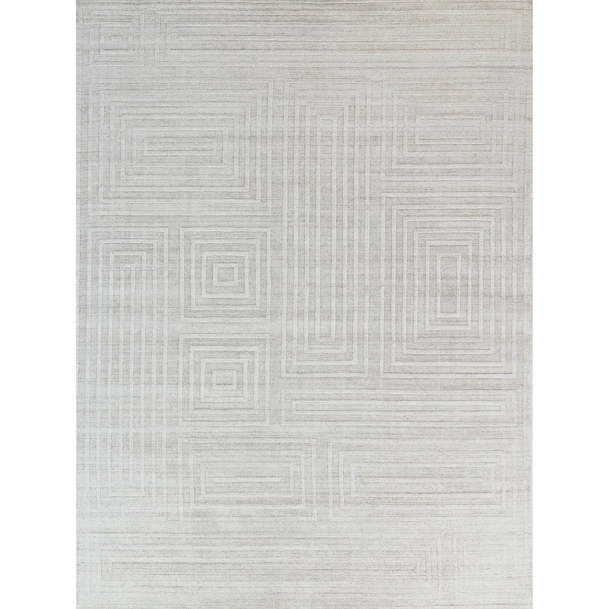 Lotus Geometric Rug by Exquisite Rugs. Made from wool, bamboo silk in a unique style.