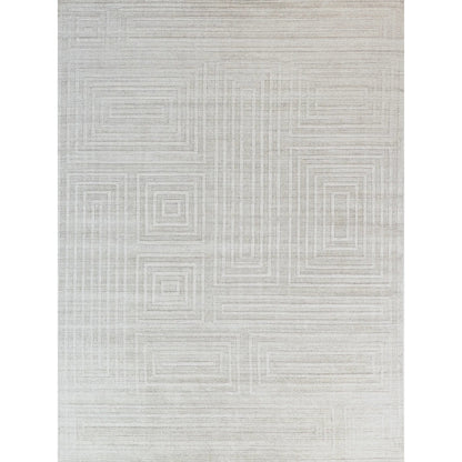 Lotus Geometric Rug by Exquisite Rugs. Made from wool, bamboo silk in a unique style.