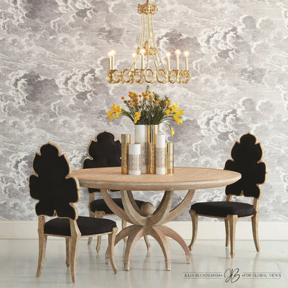 Wiggle Dining Chair by Global Views. Made from rubberwood in a cottage & farmhouse style.