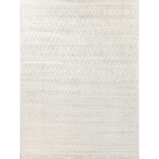 Lotus 6971 Rug by Exquisite Rugs in ivory. Made from wool, bamboo silk in a unique style.