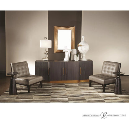 Mayfair Cabinet by Global Views. Made from brass, nickel in a modern style.