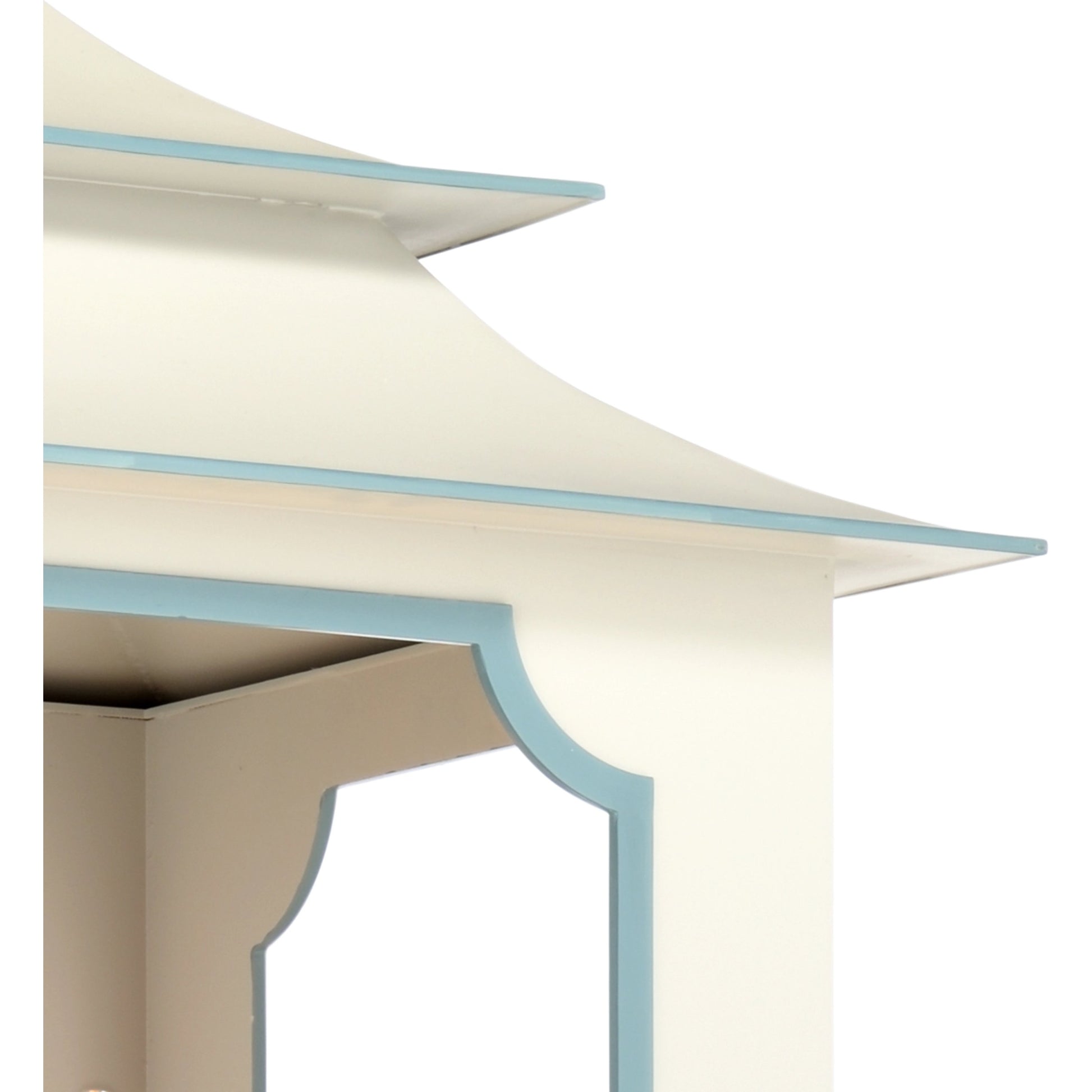 Tole Pagoda Lantern by Chelsea House. Made from iron in a eclectic & global style.