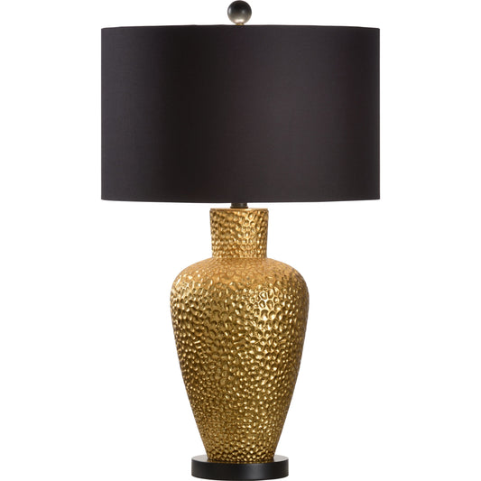 Athens Vase Lamp by Chelsea House in gold. Made from unique in a modern style.