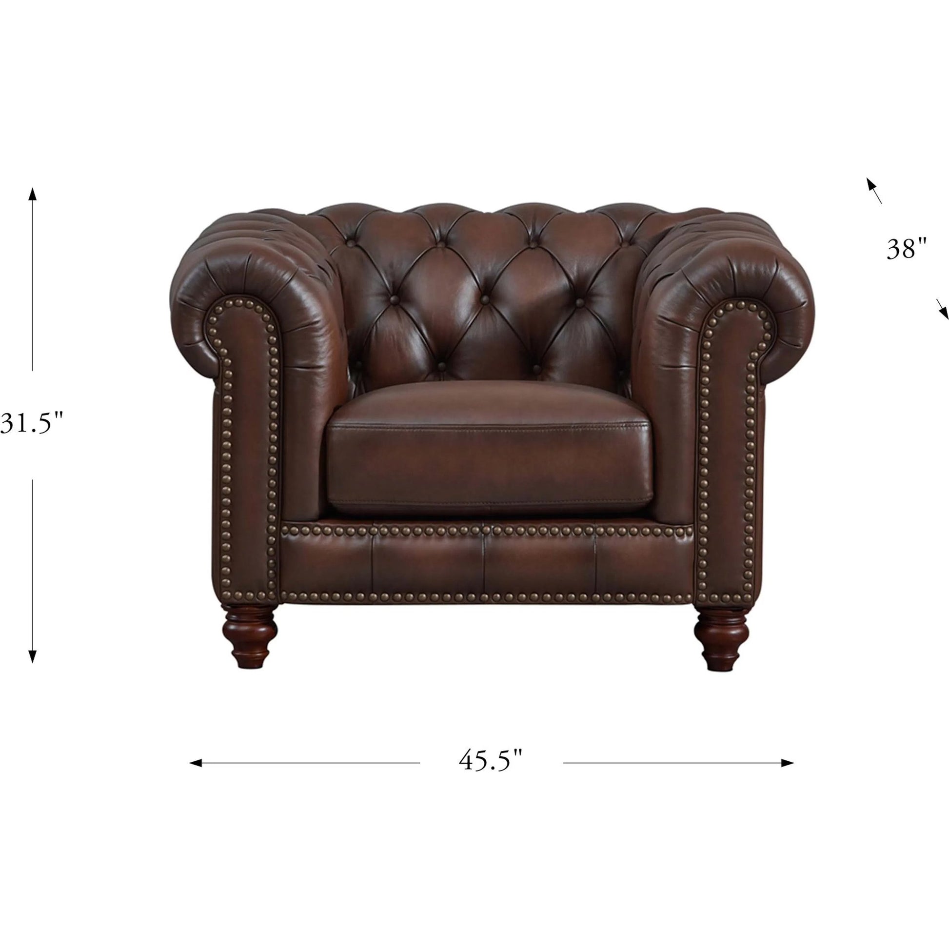 Alton Bay Leather Sofa by Hydeline in caramel brown. Made from leather/split, solid hardwood kiln dried in a traditional style.