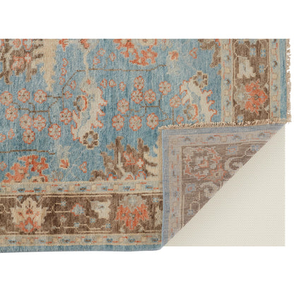 Beall Traditional Oriental Rug - 6710F by Feizy in blue, brown. Made from wool in a unique style.