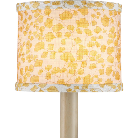 Maiden Fern Drum Chandelier Shade by Currey and Company. Made from cotton in a cottage & farmhouse style.