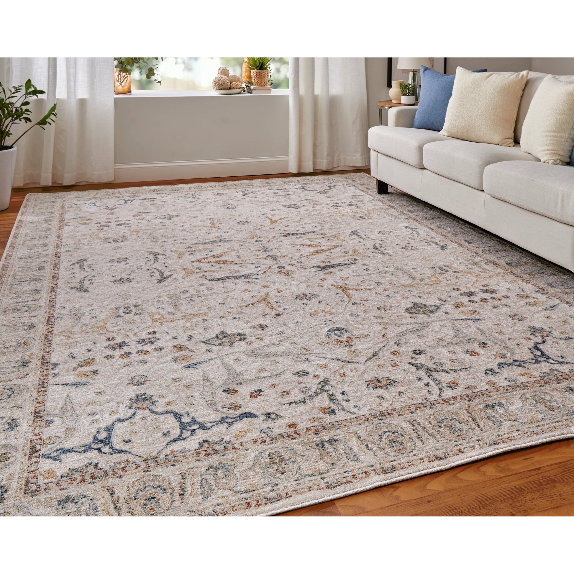 Pasha Transitional Ikat Rug - 39M4F by Feizy. Made from polyester in a unique style.