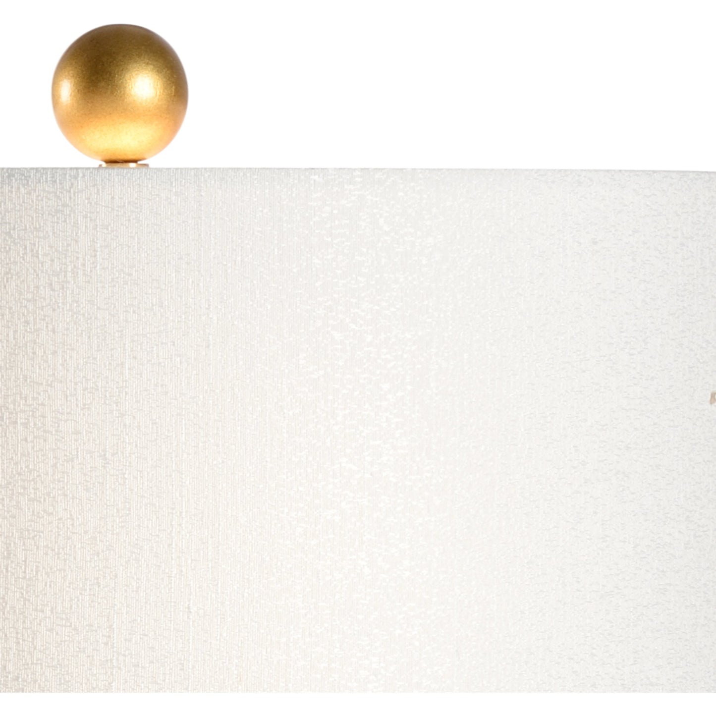 003 SR-782533 | Closeup | Malachite Cylinder Lamp by Chelsea House in hand painted, antique gold leaf. Made from ceramic in a transitional style.