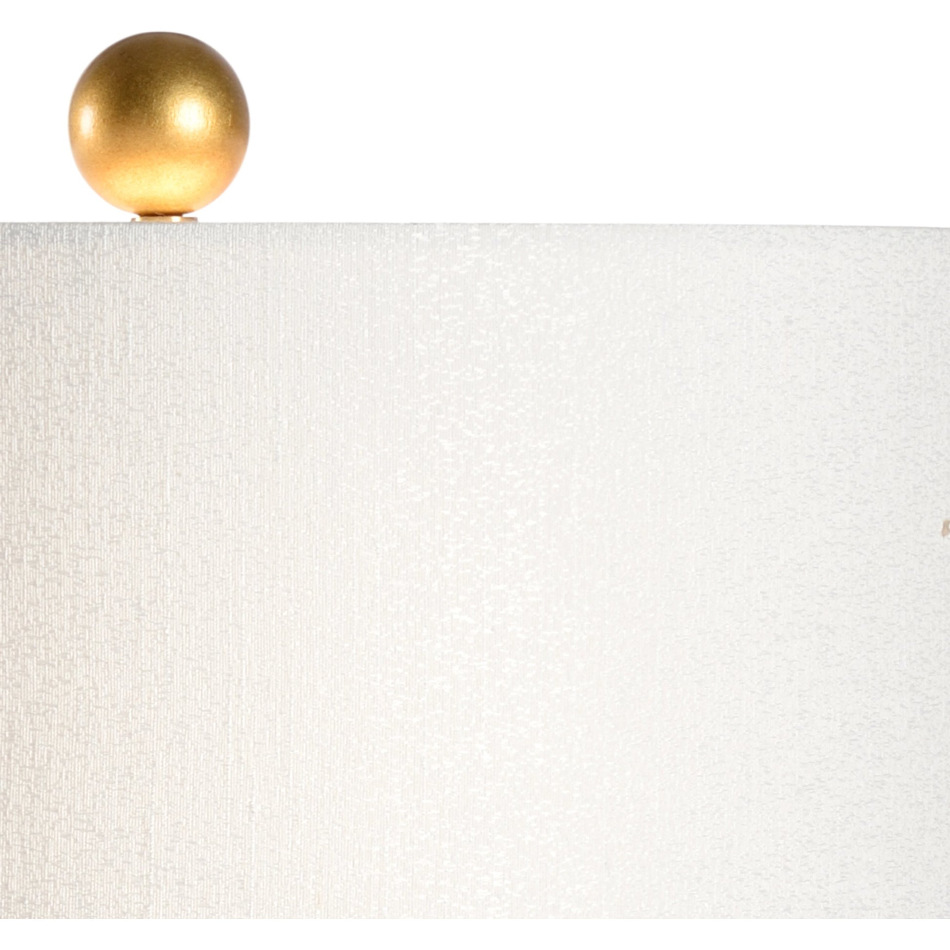 Malachite Cylinder Lamp by Chelsea House in hand painted, antique gold leaf. Made from ceramic in a transitional style.