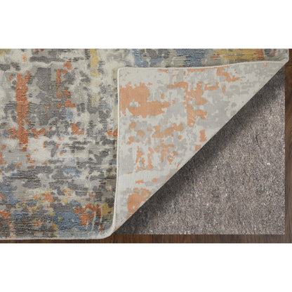 Braden BDN8A50F Rug by Feizy in gray, orange, tan. Made from polyester, polypropylene in a unique style.