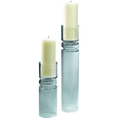 Flip Flop Candleholder Vase by Global Views. Made from glass in a transitional style.