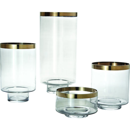 Twi Hurricane by Global Views. Made from glass in a transitional style.