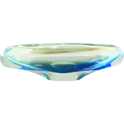 Canoe Bowl by Global Views. Made from art glass in a eclectic & global style.