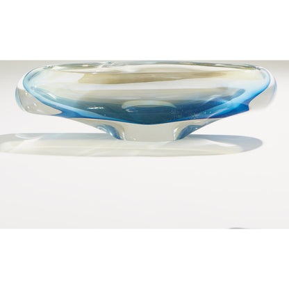 Canoe Bowl by Global Views. Made from art glass in a eclectic & global style.