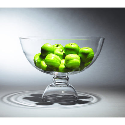 Grande Footed Bowl by Global Views. Made from glass in a traditional style.
