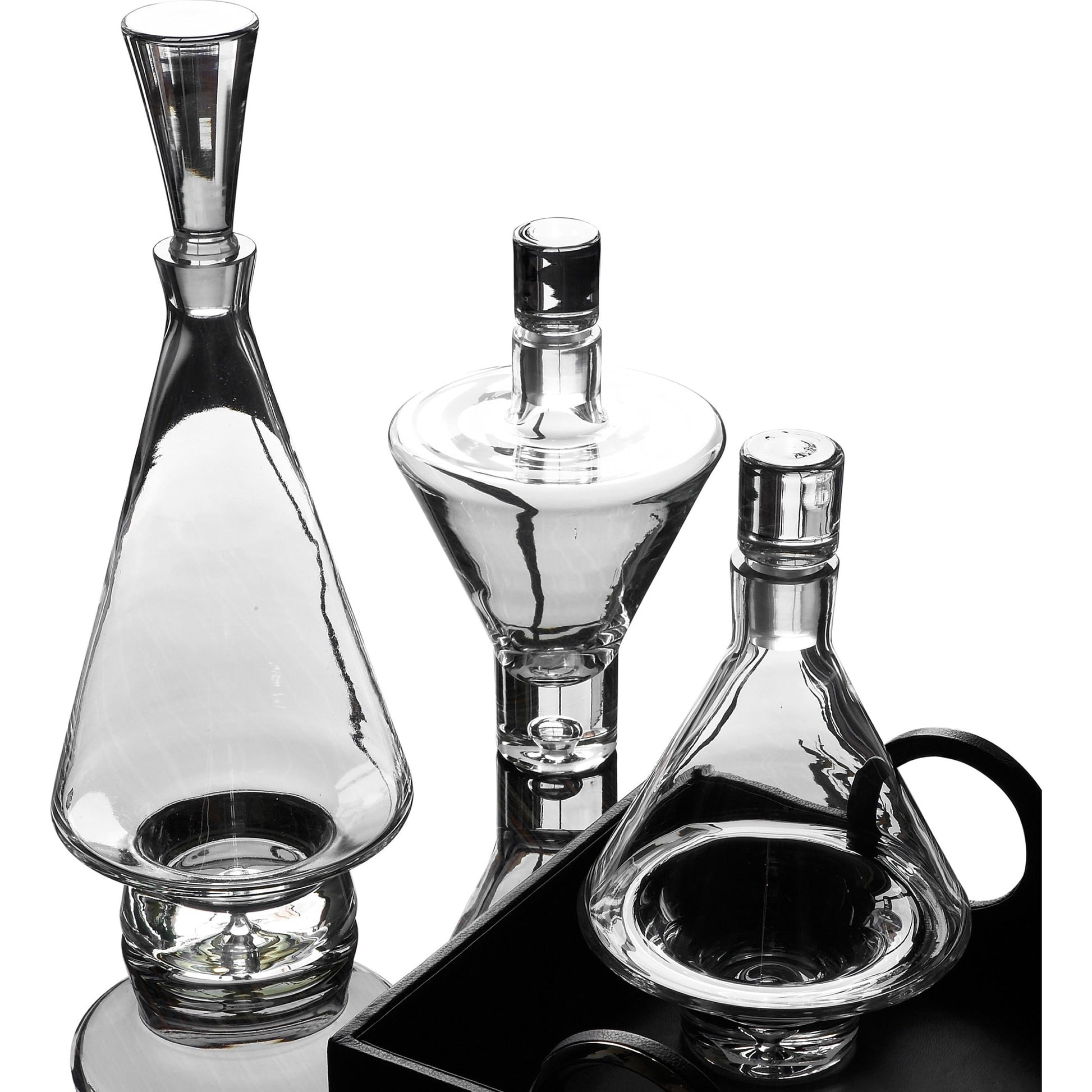 Fat Bottom Decanter by Global Views. Made from glass in a modern style.