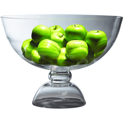 Grande Footed Bowl by Global Views. Made from glass in a traditional style.